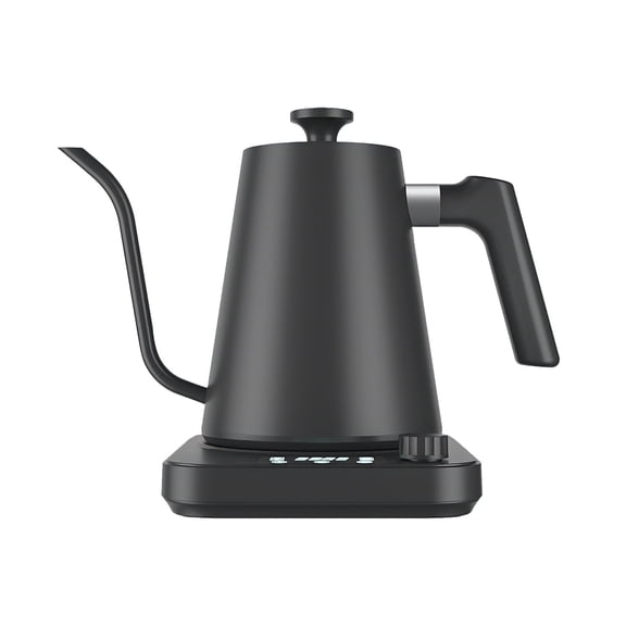 Behome Gooseneck Electric Kettle, 1.0L Electric Kettle,1 Precise Temperature Control,1200W Hot Water Boiler for Coffee & Tea,Black