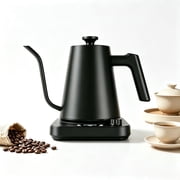 Behome Gooseneck Electric Kettle, 1.0L Gooseneck Kettle,±1℉ Precise Temperature Control,1200W Pour Over Electric Kettle for Coffee & Tea,Black