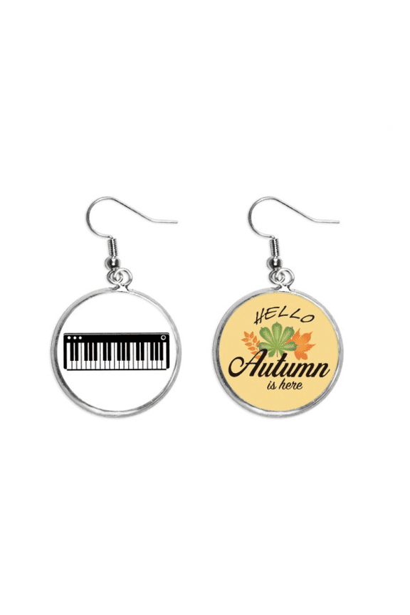 electric piano music vitality sounds earring dangle autumn earring jewelry