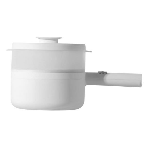 electric skillet, frying pan Noodles Cooker,Mini Personal Electric Skillet Hot Pot,cooking trivets , Fry Stew Steam Cooking Pot,1.5L Mini Pot for