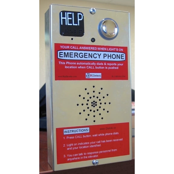Dialink ADA Elevator Phone Corded Phone Box