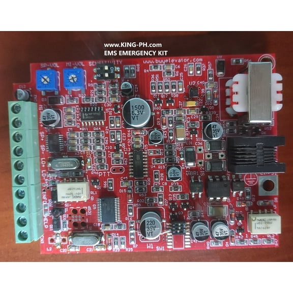 Buy Elevators EMS EMERGENCY ADA Elevator Phone Kit Personal Alarm with Call Button & Speaker, Red