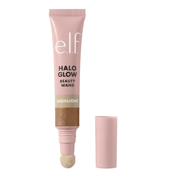 e.l.f. Halo Glow Highlight Beauty Wand, Liquid Gold, 0.33 fl oz