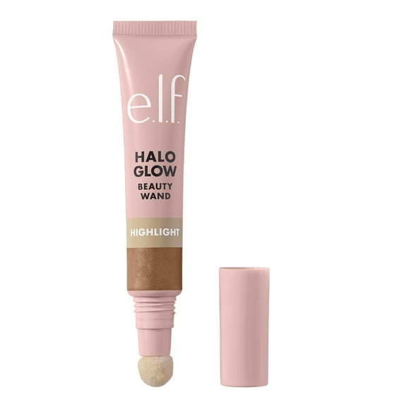 e.l.f. Halo Glow Highlight Beauty Wand, Liquid Gold, 0.33 fl oz
