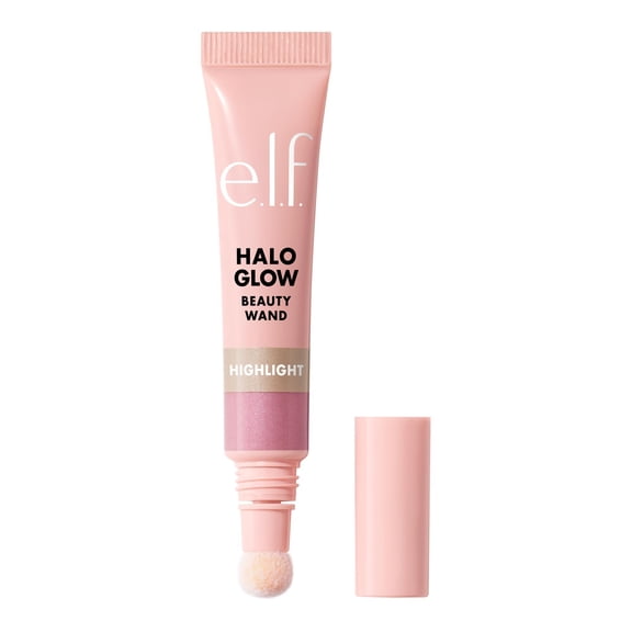 e.l.f. Halo Glow Highlight Beauty Wand, Pink Prism, 0.33 fl oz