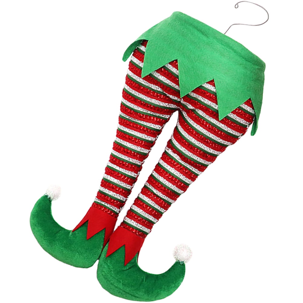 elf leg Christmas Elf Legs Decorations Hanging Elf Legs Christmas Tree