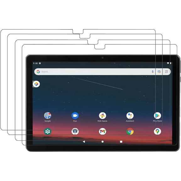 elitegadget 4 Pack Clear High Definition PET Film Screen Protector for Onn 10.1 Inch Tablet Gen 3 Released in 2022 (Model:100071485)
