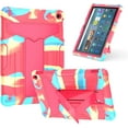thumbnail image 1 of elitegadget Case for Amazon Fire HD 10 (13th Generation, 2023 Released) - Heavy Duty Hybrid Kickstand Case Cover + 1 Screen Protector and 1 Random Stylus (Candy/Pink), 1 of 5