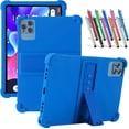 thumbnail image 1 of elitegadget Case for Apolosign EM101A Tablet/Maxsignage EM101A, 10.1 Inch Tablet - Lightweight Protective Silicone Stand Cover + 1 Random Color Stylus (Blue), 1 of 6