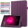 thumbnail image 1 of elitegadget Case for Headwolf WPad5 Android 14 Tablet 10 inch Tablet - Slim Lightweight Folio PU Leather Folding Stand Cover Case + 1 Random Color Stylus (Purple), 1 of 5