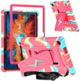 thumbnail image 1 of elitegadget Case for Lenovo Tab 10.1 inch 2025 Released (TB311FU) - Dual Layer Protective Hybrid Cover Case with Kickstand Lightning Design (Candy/Pink), 1 of 6