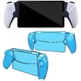 thumbnail image 1 of elitegadget Case for Playstation Portal Remote Player - Transparent Clear Hard Plastic Shell Protective Case Cover for Playstation 5 Portal Remote Player 8" inch (2023) (Transparent Blue), 1 of 4
