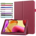 thumbnail image 1 of elitegadget Case for Samsung Galaxy Tab A9+ 11" Inch (SM-X210/X215/X216) 2023 Released - Slim Lightweight Folio Stand Cover PU Leather Case + 1 Stylus (Pink), 1 of 4