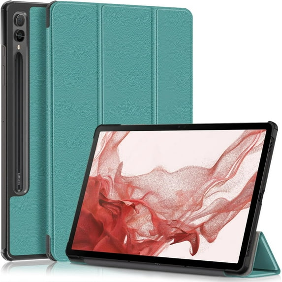 elitegadget Case for Samsung Galaxy Tab S9 11 Inch SM-X710/X716/X718 Released in 2023 - Lightweight Slim Shell Tri-fold Stand Auto Wake/Sleep Folio Cover Case (Sea Green)