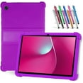 thumbnail image 1 of elitegadget Case for T-Mobile REVVL Tab 2 5G 10.1 Inch Tablet 2025 Released - Lightweight Protective Silicone Stand Cover + 1 Random Color Stylus (Purple), 1 of 4