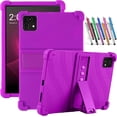 thumbnail image 1 of elitegadget Case for T-Mobile Revvl Tab 5G 10.36" Tablet 2023 Released - Soft Slim Lightweight Protective Silicone Stand Cover Case + 1 Random Color Stylus (Purple), 1 of 5