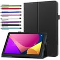 thumbnail image 1 of elitegadget Case for TCL Tab 8 LE 8.0 inch (2023 Release, Model: 9137W) - Slim Lightweight Folio Stand Cover PU Leather Case Cover + 1 Random Color Stylus (Black), 1 of 5