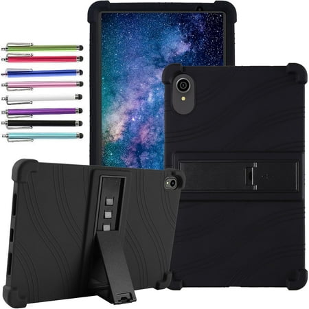 elitegadget Case for FITIFUN Tablets 10.1 inch Android 12 Tablet - Lightweight Protective Silicone Stand Cover + 1 Random Color Stylus (Black) price history and forecast - elitegadget