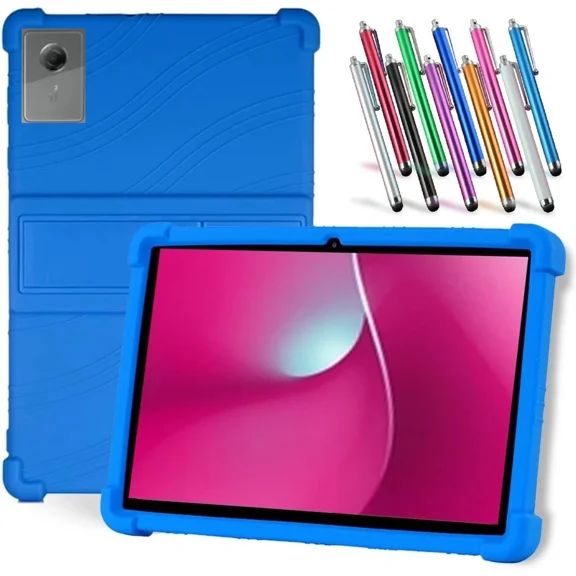 elitegadget Case for Lenovo Idea Tab 11 Inch TB336ZU/TB336FU - Lightweight Protective Silicone Stand Cover + 1 Random Color Stylus (Blue)