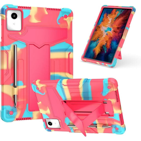 elitegadget Case for Lenovo Tab M11 11 inch Tablet (TB-330FU / TB-331FC) 2024 Released - Hybrid Protective Case Cover with Kickstand (Candy/Pink)