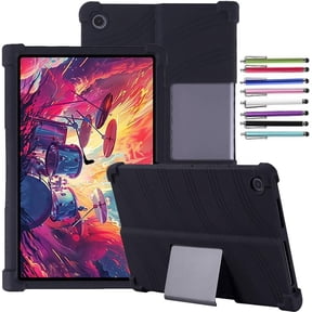 LiuShan per TECLAST P20HD Custodia, 360 Gradi di Rotazione Custodia in Pelle PU Caso per TECLAST M40 / Dragon Touch Notepad 102 / Winnovo P20 / Blackview Tab 8 / Tab 8E / AOYODKG A39,Azzurro