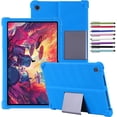 thumbnail image 1 of elitegadget Case for Lenovo Tab Plus 11.5 inch Tablet Released 2024 - Lightweight Silicone Stand Cover with 1 Random Stylus (Blue), 1 of 5