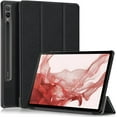 thumbnail image 1 of elitegadget Case for Samsung Galaxy Tab S10 FE 10.9" / Galaxy Tab S9 FE 10.9" - Slim Lightweight Trifold Shell Stand Cover Case (Black), 1 of 5