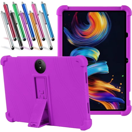 elitegadget Case for TCL NXTPAPER 11 Plus Tablet 11.5 inch - Lightweight Protective Silicone Stand Cover + 1 Random Color Stylus (Purple) price history and forecast - elitegadget