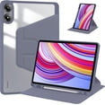 thumbnail image 1 of elitegadget Case for Xiaomi Redmi Pad Pro 2024 12.1" Tablet - 360 Degree Rotation Protective Stand Clear Back Cover Case (Gray), 1 of 4