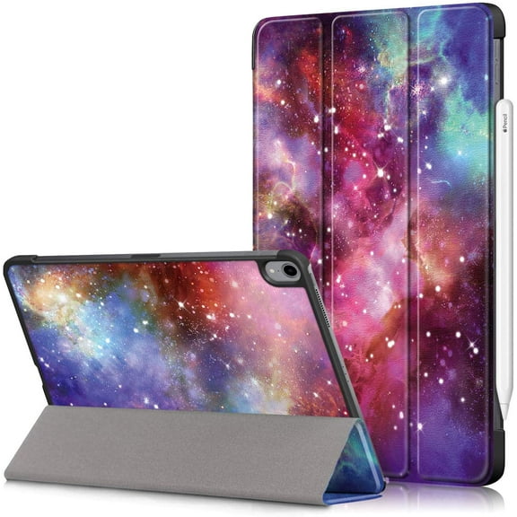 elitegadget Case for iPad Air 11-inch M2 (2024) / iPad Air 5th 10.9 Inch Tablet - Slim Lightweight Trifold Shell Stand Cover Case (Galaxy)