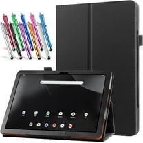 elitegadget Case for onn. 11" Tablet Pro (2024 Model) - Slim Lightweight Folio PU Leather Folding Stand Cover Case   1 Random Color Stylus (Black)