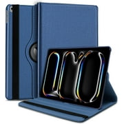 elitegadget Case for iPad 11th Generation 11 Inch 2025 / iPad 10th Gen 10.9 Inch 2022 - Protective PU Leather Multi-Angle Viewing Rotating Stand Auto Sleep/Wake Folio Cover Case Navy Blue