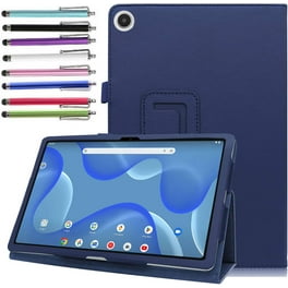 Case for  Kindle Scribe 10.2, Embossed Multiple Viewing Angles PU  Leather Magnetic Stand Flip Folio Case Cover with Card Slots & Pencil  Holder for  Kindle Scribe 10.2, Blue 