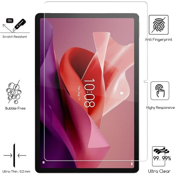 elitegadget Screen Protector For Lenovo Tab P12 (12.7 inch, 2023) - Anti Scratch 9H Hardness Tempered Glass Screen Protector (1 Piece)