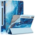 thumbnail image 1 of elitegadget TPU Case for Lenovo Tab P12 12.7 Inch 2023 Released - Auto Wake/Sleep Tri-Fold Folding Stand Protective Soft TPU Back Cover Case (Sandy Blue), 1 of 5