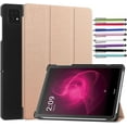 thumbnail image 1 of elitegadget Trifold Case for T-Mobile Revvl Tab 5G 10.36" Tablet 2023 Released - Tri-Fold Lightweight Stand Shell Case Cover + 1 Random Color Stylus (Rose Gold), 1 of 5