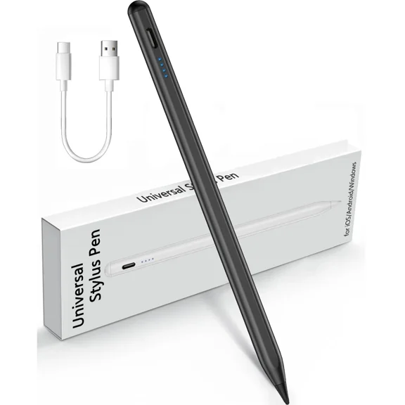 elitegadget Universal Touch Screen Stylus Pen for iPhone, iPad, Android Tablets, and All Capacitive Touch Screens (Black)