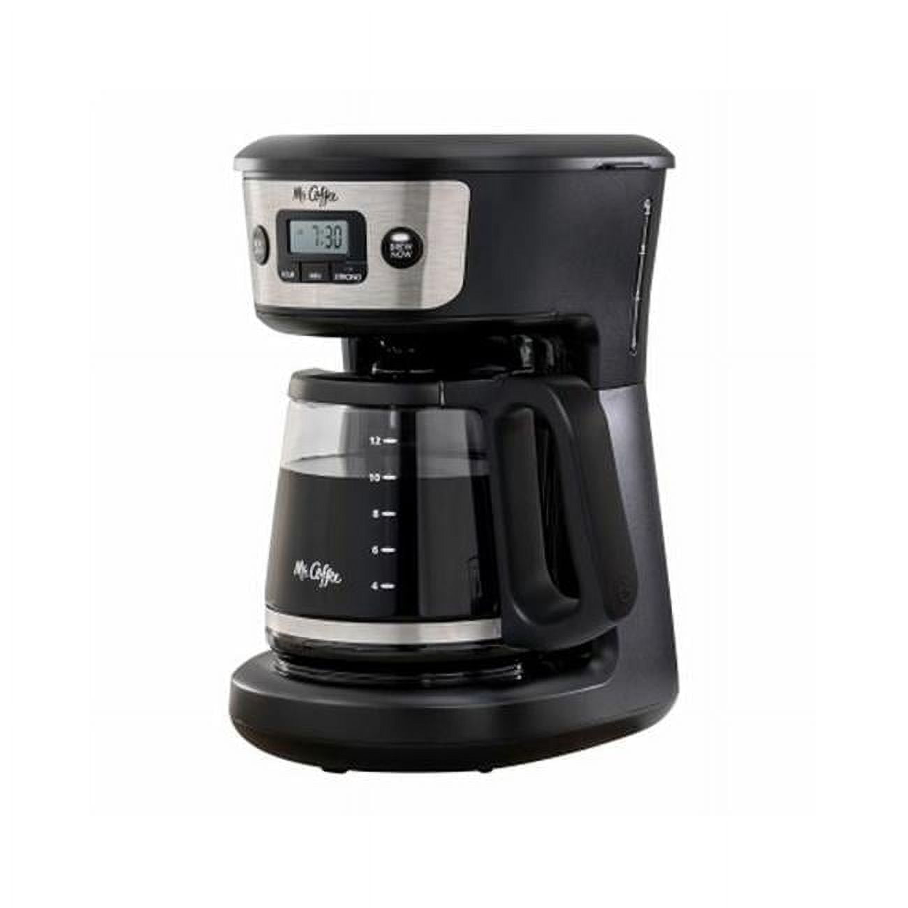 ell 12 Cups Coffeemaker, Black