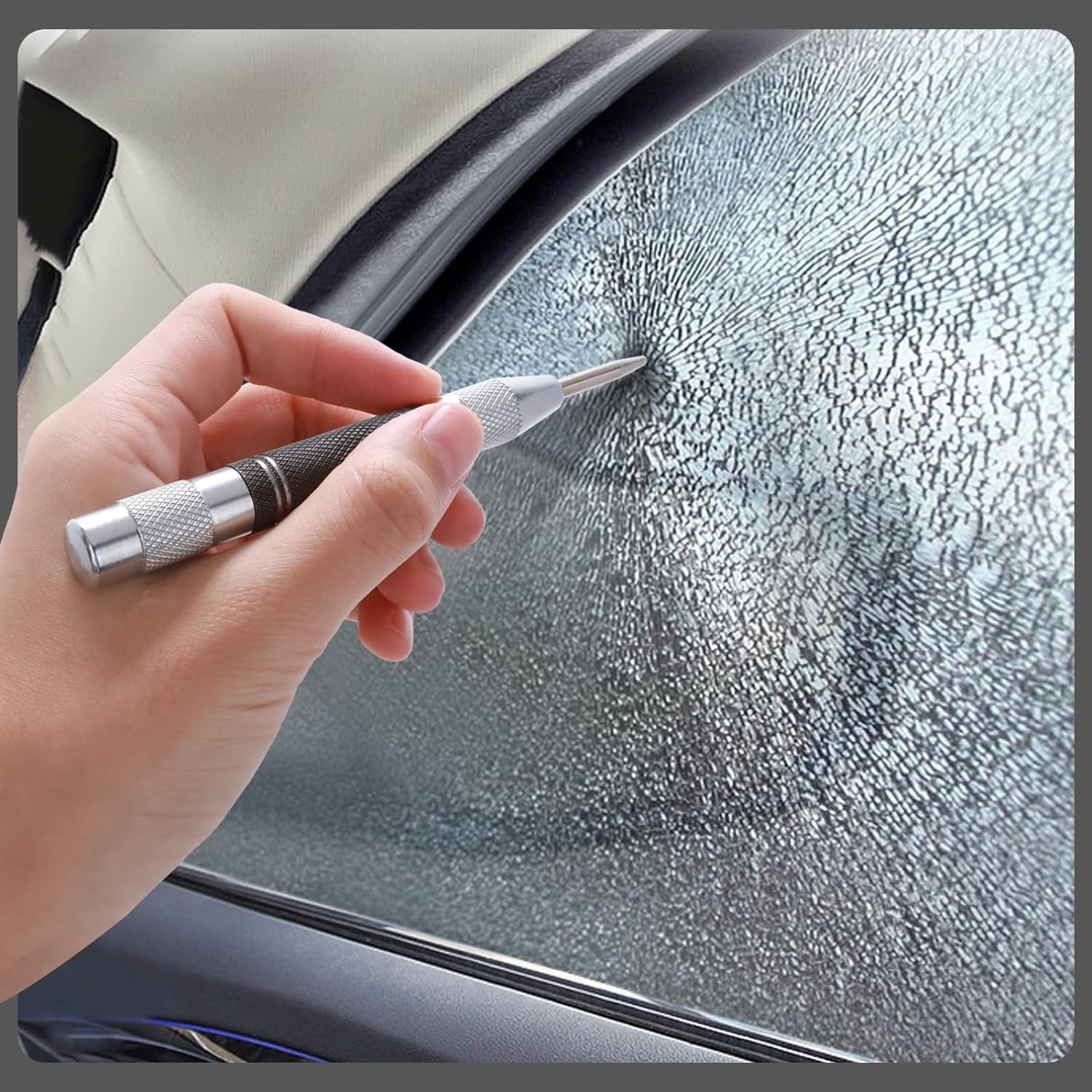 ellMade HighQuality Set of 2 Steel Tip Automatic Center Punches for