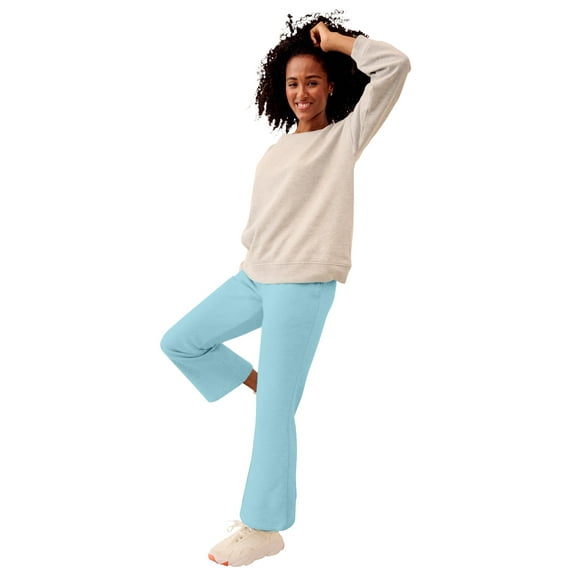 Ellos Plus Size Bootcut Fleece Sweatpants