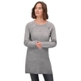 thumbnail image 1 of Ellos Plus Size Button-Trim Sweater Tunic, 1 of 3