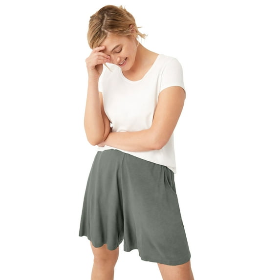 ellos Plus Size Flowy Shorts