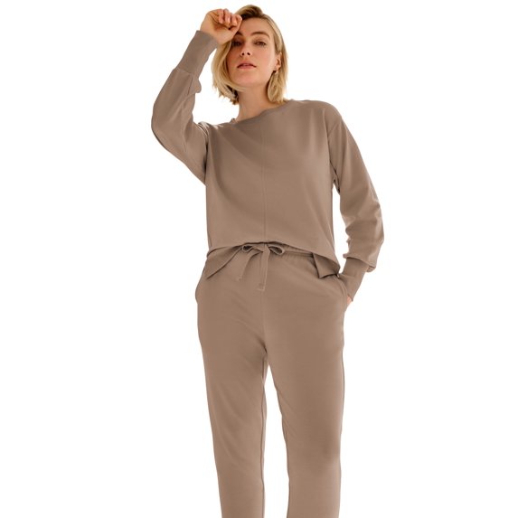 Ellos Plus Size French Terry Crewneck Sweatshirt