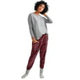 thumbnail image 1 of Ellos Plus Size Plaid Flannel Sleep Pants, 1 of 3