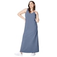 thumbnail image 1 of Ellos Plus Size Cotton Spandex Scoop Neck Sleeveless A-Line Maxi Dress, 1 of 3