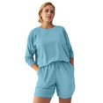 thumbnail image 1 of Ellos Plus Size Terry Cloth Short With Drawstring Elastic Waist, 1 of 3