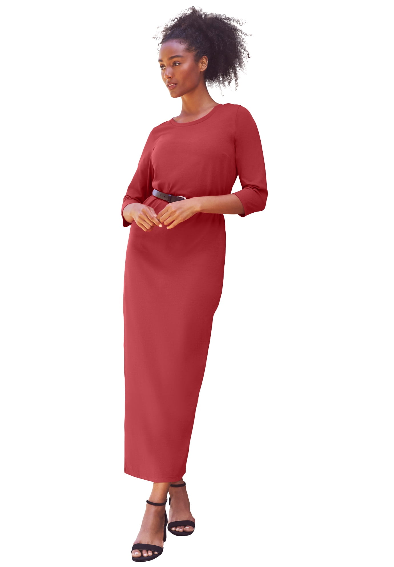 chinese dress ladies Akira Cut It Out Sleeveless Knit Maxi Dress | Burgundy main image 1