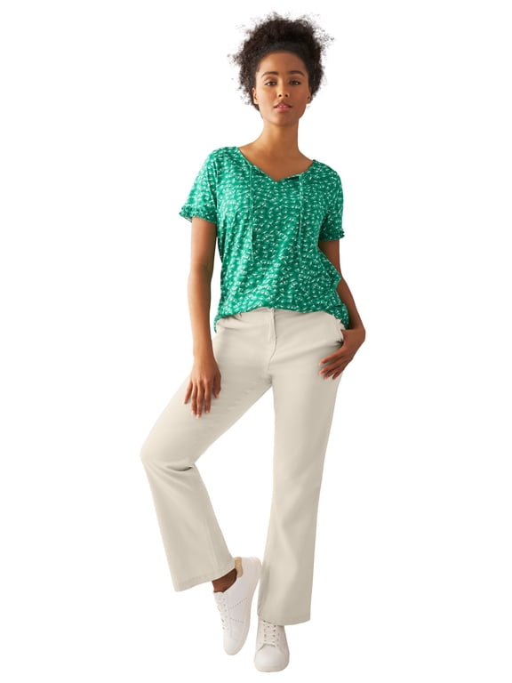 Women's Plus Size Classic Stretch Chino - 22, Stone