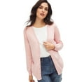 thumbnail image 1 of Ellos Plus Size V-Neck Button Front 100% Cotton Everyday Cardigan, 1 of 3