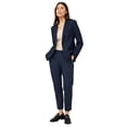 thumbnail image 1 of ellos Women's Plus Size Everyday Slim Pants - 10, Navy, 1 of 6